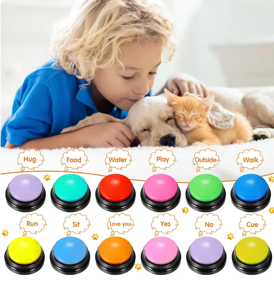 Interactive Talking Buttons for pets