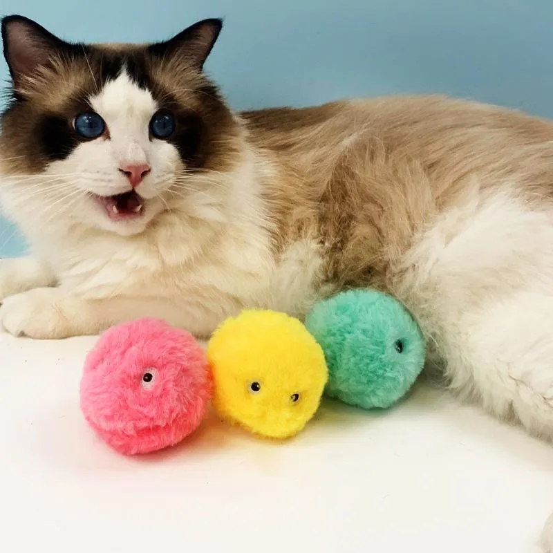 Smart Interactive Ball Toy For Cat-Reduces boredom and increase your cat&rsquo;s activity, thus bringing more fun to your cat.